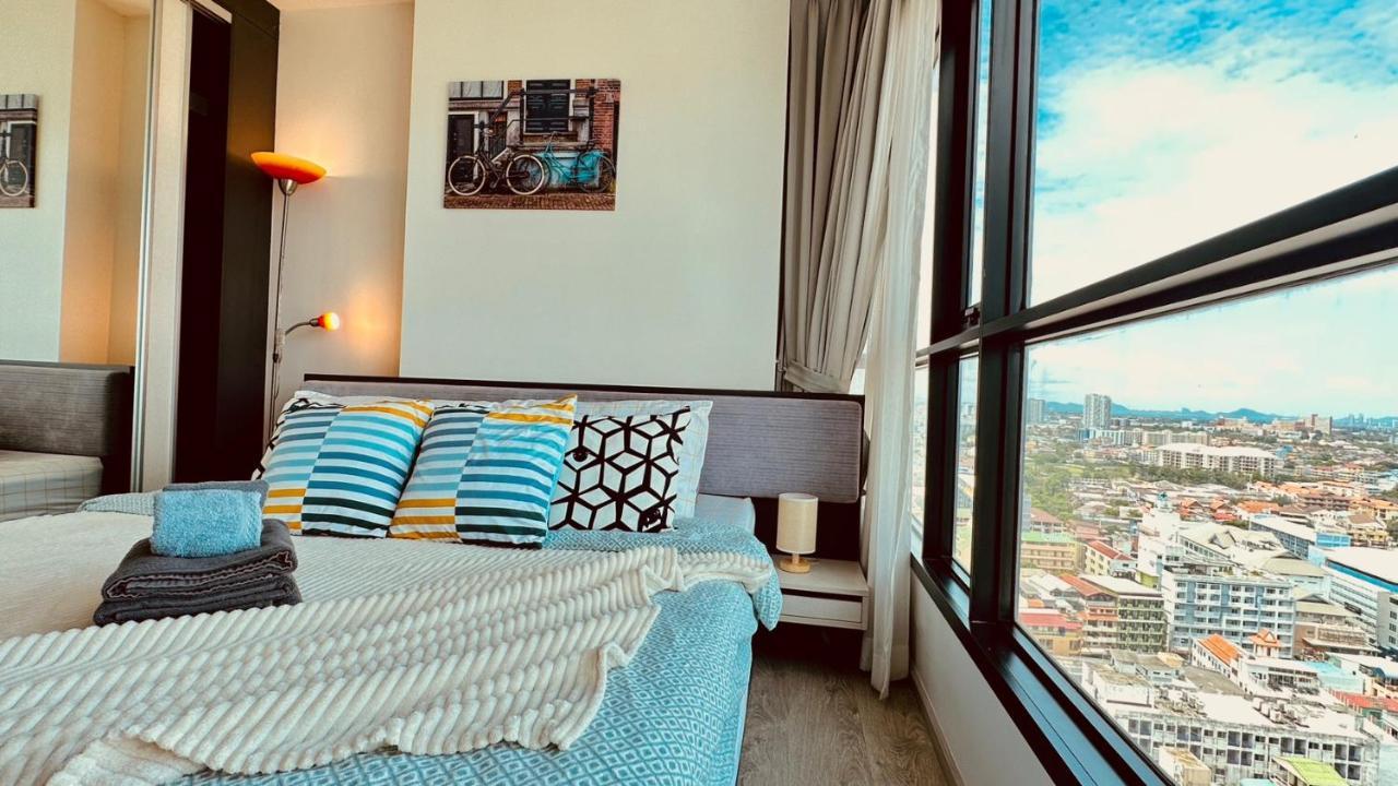 The Base Central Pattaya 2Bed King&Queen Sky Seaview & Infinity Pool Esterno foto